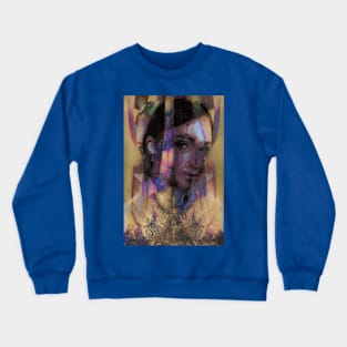 Weird, fantasy like, guy. Colorful and desaturated, soft. Crewneck Sweatshirt